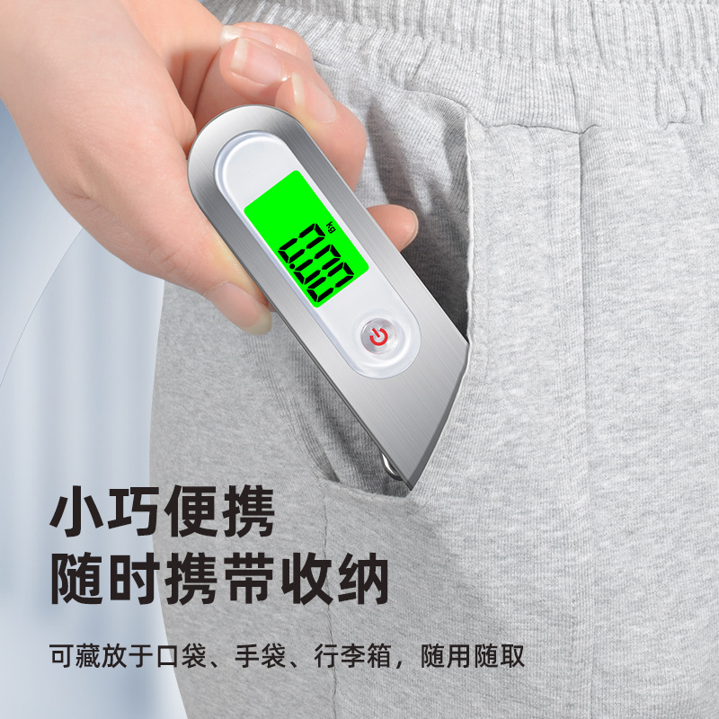 Escala electrónica al por mayor Mini Escala electrónica portátil escala portátil 50kg báscula de equipaje escala de peso de alimentos