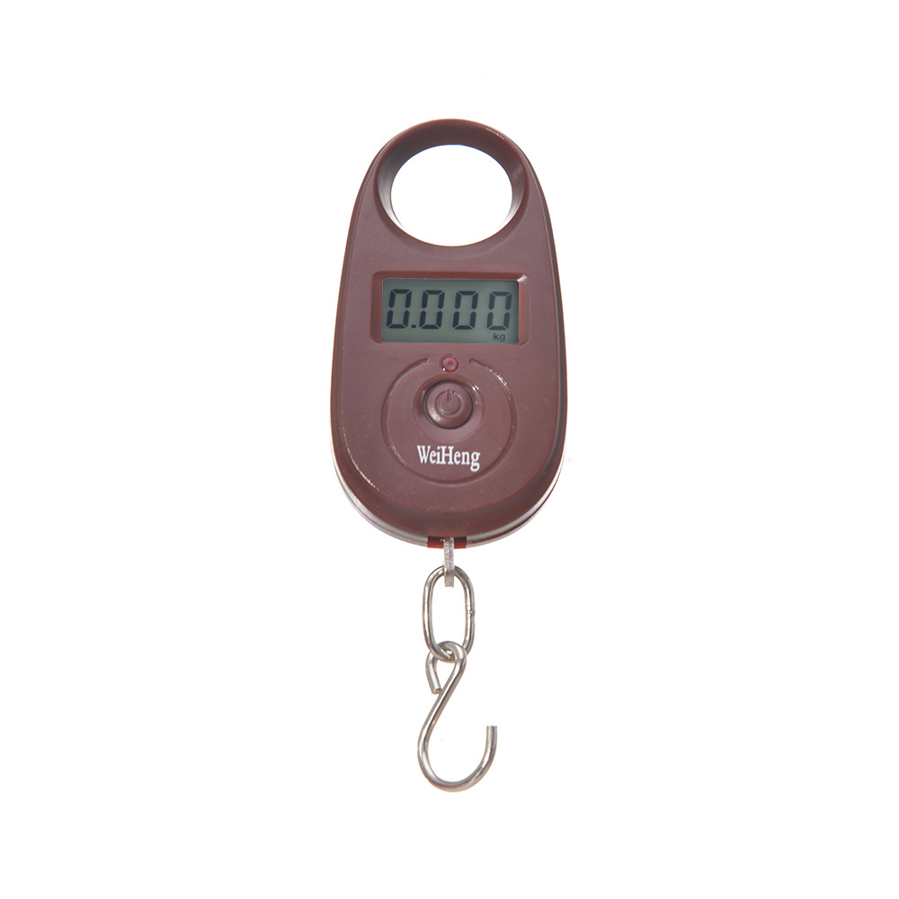 Sınır ötesi Weiheng WH-A11 ultra mini dijital el çantası küçük kanca ölçeği asılı ölçekli paket ölçeği 25 kg ağırlık hassasiyeti 5g