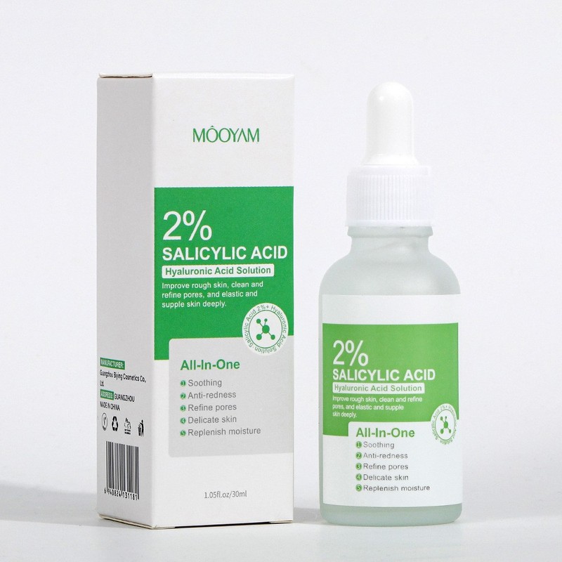 跨境水杨酸原液精华Salicylic Acid Serum温和祛痘玻尿酸精华液|undefined