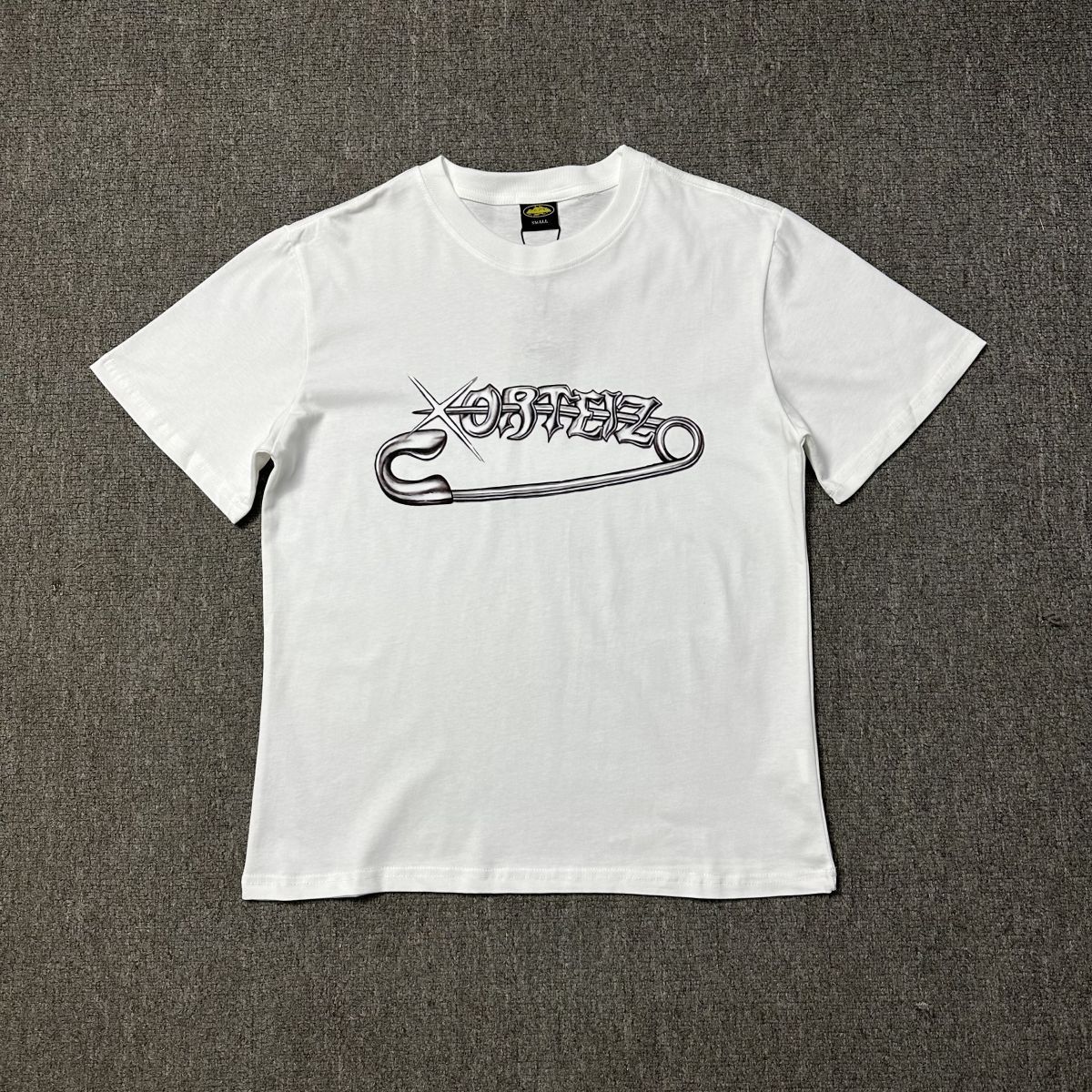 Corteiz T-shirt Safety Pin White