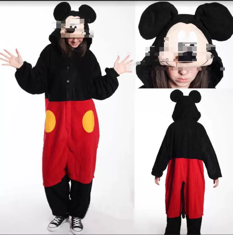 [Японская оригинальная версия Rilakkuma Kigurumi взрослый комбинезон пижама Мишка-падер]