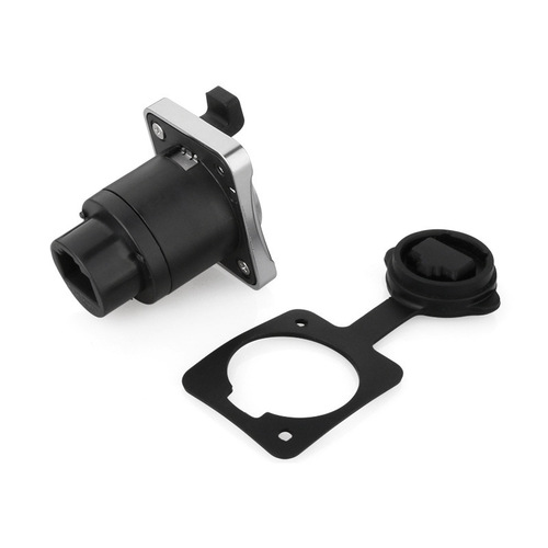 Lingke YT-RJ45 Network Interface LED Outdoor Straight-through Waterproof RJ45 Connector Network Plug