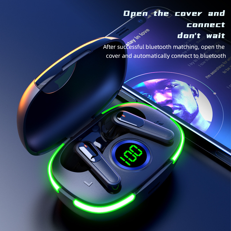 Exclusividad transfronteriza para auriculares Bluetooth inalámbricos reales PRO 80, carga magnética, deportes electrónicos, estéreo bilateral