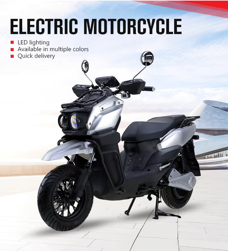Cross-Border Wholesale 72V High-Speed Long-Distance Tank-Style Electric Motorcycle for Adults, Mountain Climbing Model, Delivery Electric Scooter