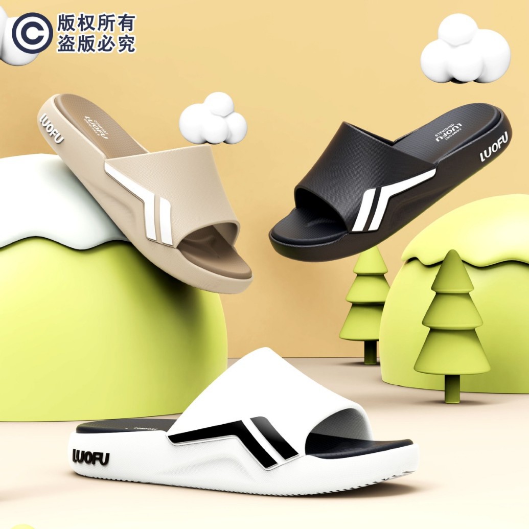 LUOFU Children's Slippers Summer Fashion Simple Outdoor Sports Thick Bottom Non-slip Sandals for Boys and Girls