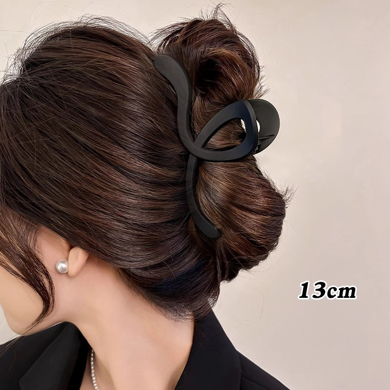 Gran abrazadera de tiburón esmaltado, toque de cabeza, abrazadera de cabello de alto nivel, 2025 nuevo temperamento, abrazadera de agarre para mujeres