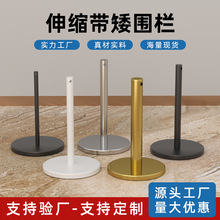 美术馆展馆专用护栏车展围栏栏杆博物馆矮围栏隔离带黑色穿绳烤漆