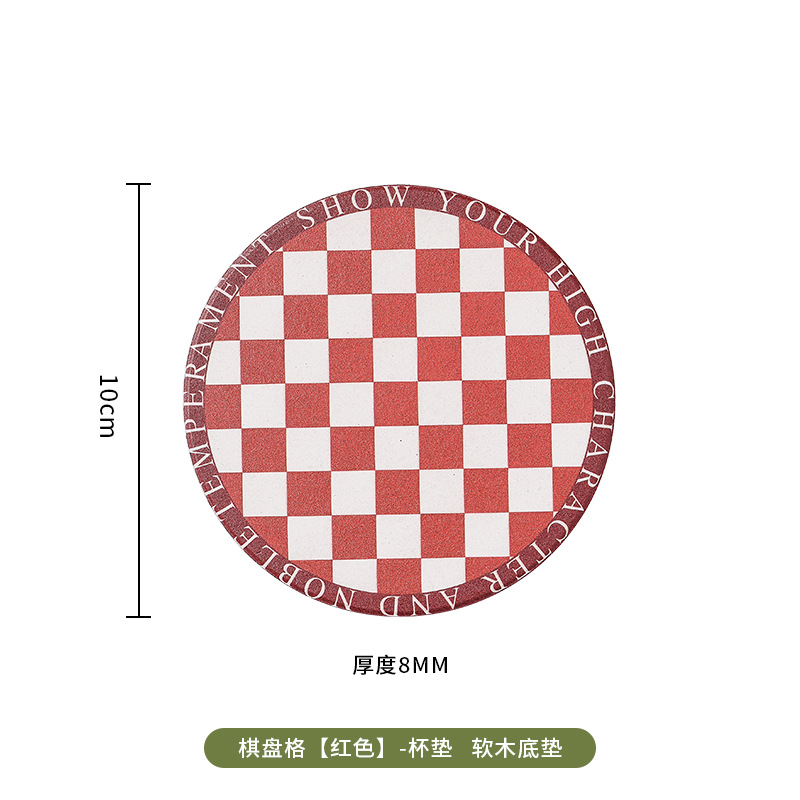 Luz de lujo creativo posavasos de cerámica estera de aislamiento estera impermeable mantel absorbente traje de montaña antideslizante estera de corcho