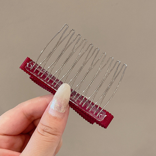 Butterfly knot broken hair comb woman forehead bangs no trace insert comb broken hair organization magic hair clip hair accessories short hair head accessories