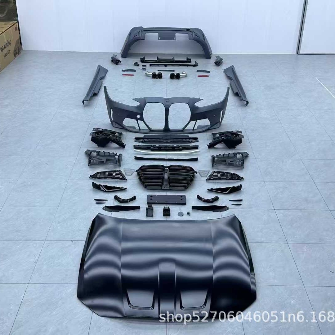 Suitable for Bmw 4 Series G22/G23 Upgrade M4 Front Bumper Grille Side Skirt Hood Fender Lip Rear Diffuser Surround