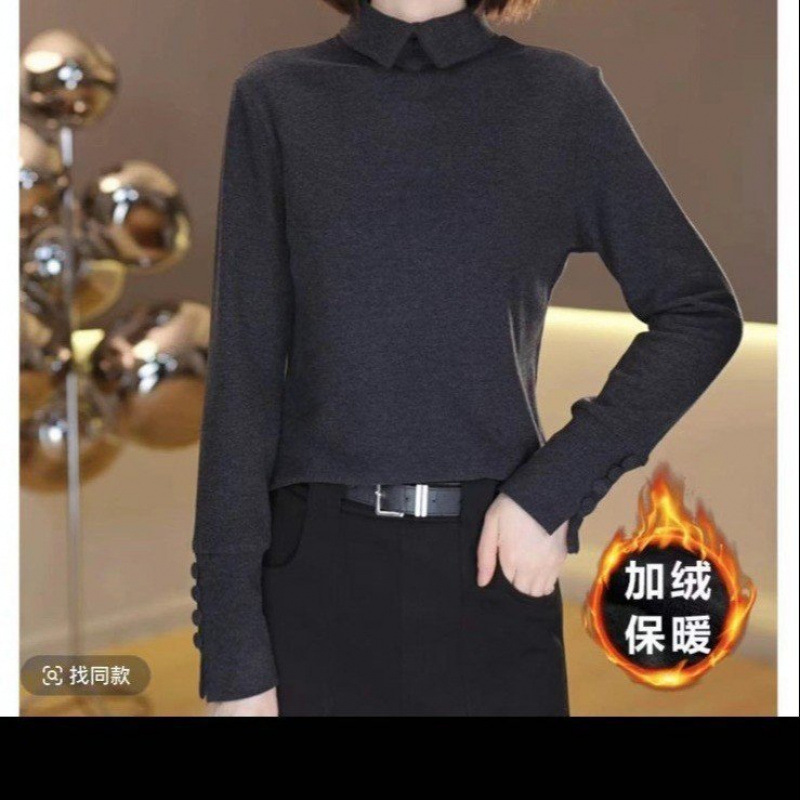直播款个性不张扬，品位出众时尚百搭打底衫女中老年妈妈装