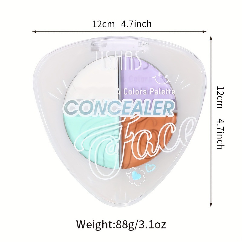 Maquillaje transfronterizo USHAS para reparación de seis colores, sombra, resaltado, corrector, corrector de sombra de ojos brillante mate