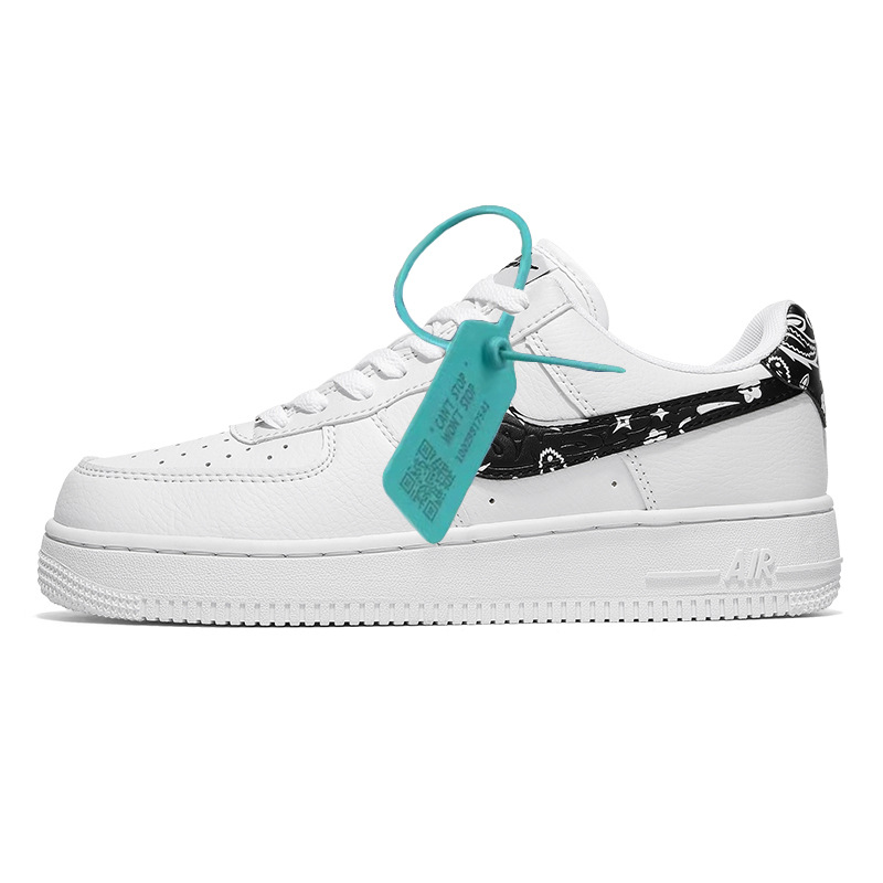 Resistente a la fiebre oficial AF1 blanco y negro panda fuerza aérea 1 zapatos de patina baja para hombres y mujeres zapatos deportivos casuales para correr Putian Dunk