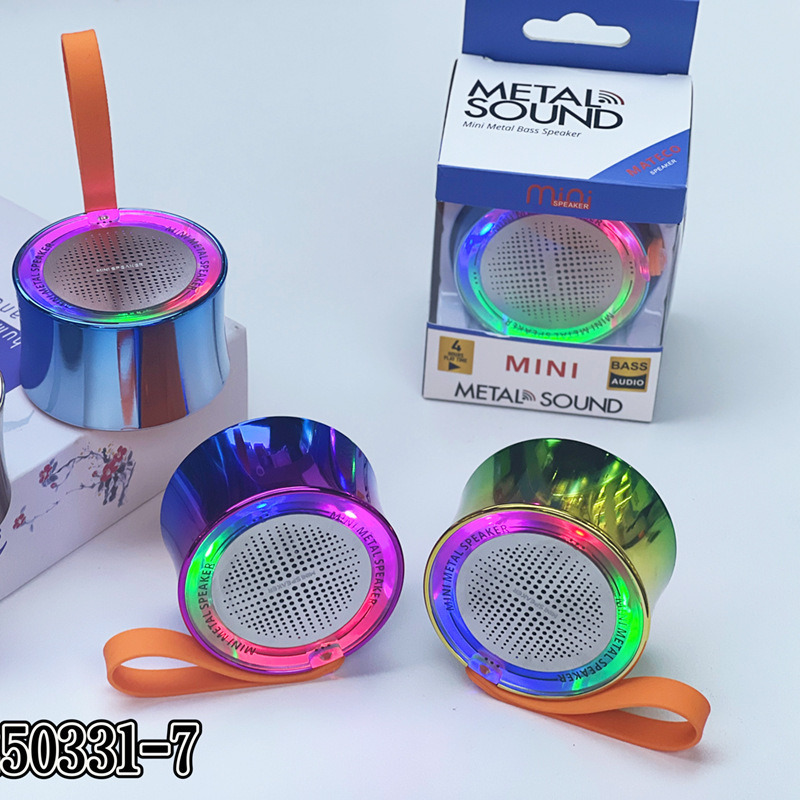 外国貿易人気のワイヤレス Bluetooth スピーカーアルミ合金ミニ大音量小型鋼砲ポータブルカラフルな小型スピーカー|undefined