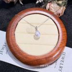 奶嘴扣款珍珠吊坠10-11mm爱迪生正圆强光诸暨天然淡水珍珠S925银