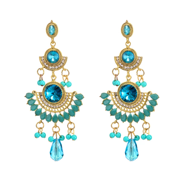 Ancient gold lake blue