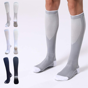 跨境运动压力袜压缩弹力袜长筒袜小腿跑步瑜伽袜compression sock