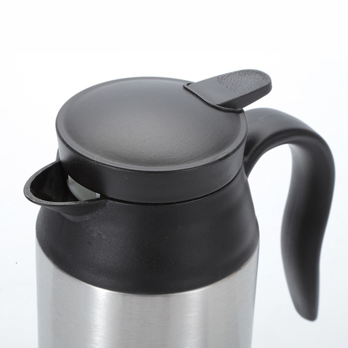 Car kettle 12V & 24V stainless steel car electric kettle heating and insulation car cup travel kettle