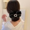 Summer hairgrip with bow, big hairpin, hair accessory, simple and elegant design, wholesale