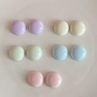 Весенний новый кремовый макарон 17.5mm полукруглый боб аксессуар diy головной убор для телефона чехол с обувью цветок