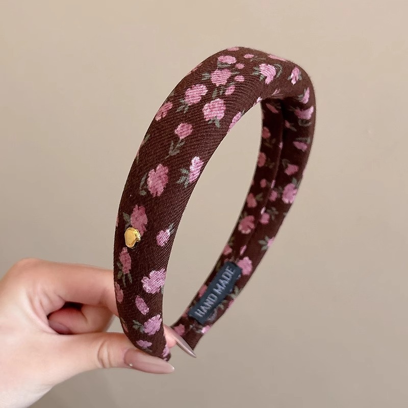 Alta sensación de moda temperamento de cabeza de mujer cabeza alta cabeza lavado cara presión cabello tarjeta de cabello cabello cabello esponja curry universal banda de cabello