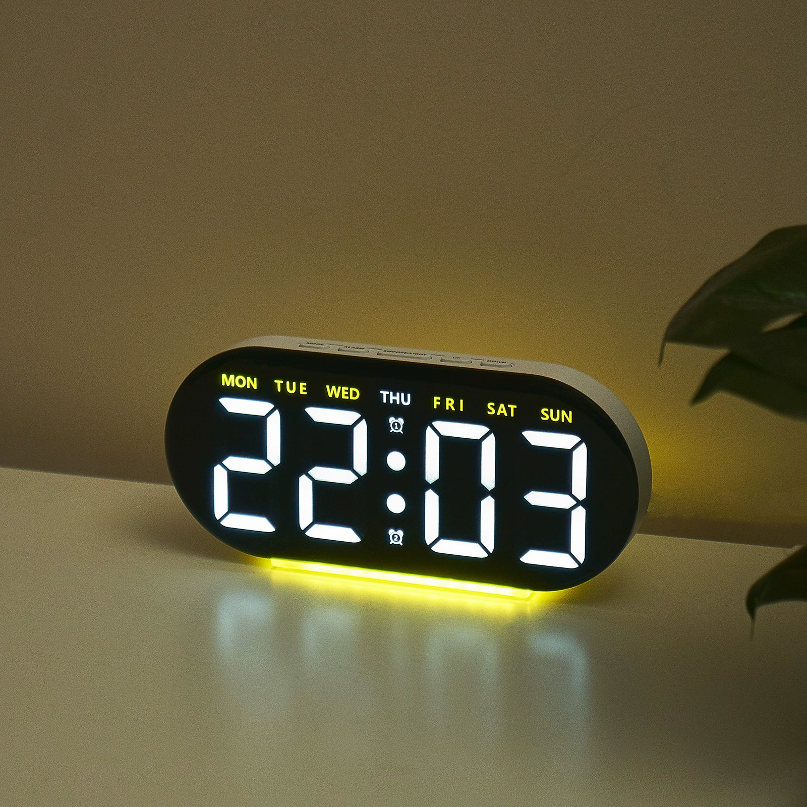 Универсальные LED-часы, электронные модные подсветки для кровати, простой и элегантный дизайн
