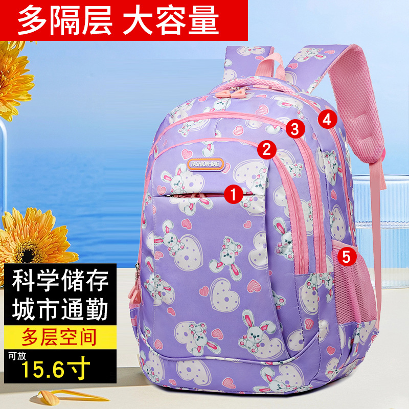 Comercio exterior transfronterizo nueva mochila encantadora mochila coreana para niños y niñas, moda para estudiantes de secundaria y escuela secundaria, mochila campus