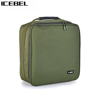 Portable Fishing Gear Bag Waterproof Fishing Wheel Accessories Fishing Bag Fishing Wheel Spinning Wheel Water Drop Drum Wheel Fishing Tools Storage Box