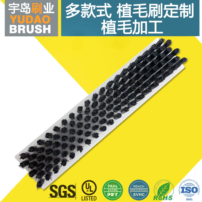 Fin Parts Cleaning Brush Pp Plastic Handle for Cleaning Hard Pbt Nylon Wood Brush