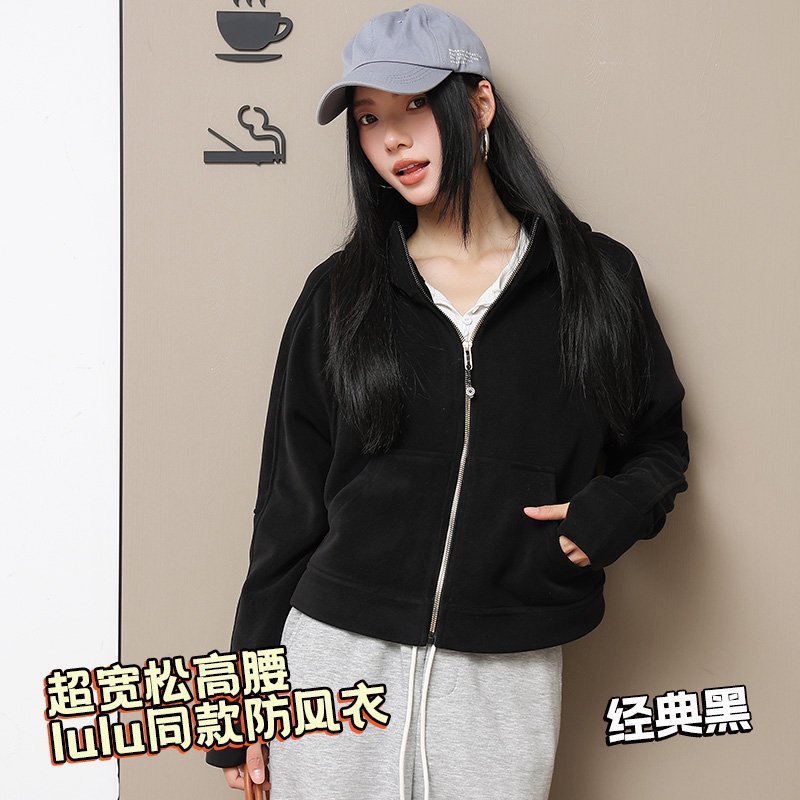 lulu同款2025秋冬爆款连帽拉链式保暖长袖运动瑜伽休闲卫衣外套女|undefined
