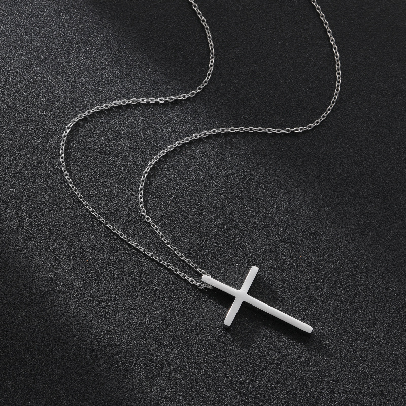 Titanium Steel Cross Necklace 10