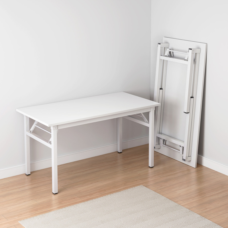 Mesa plegable, mesa para manicura, mesa de comedor sencilla, escritorio para computadora en casa, mesa larga, escritorio de entrenamiento, escritorio para casa de alquiler.