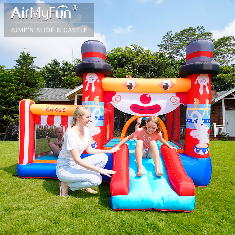 AMF | Castillo inflable para el hogar Diapositiva pequeña para niños Diapositiva inflable Hogar pequeño Castillo doméstico