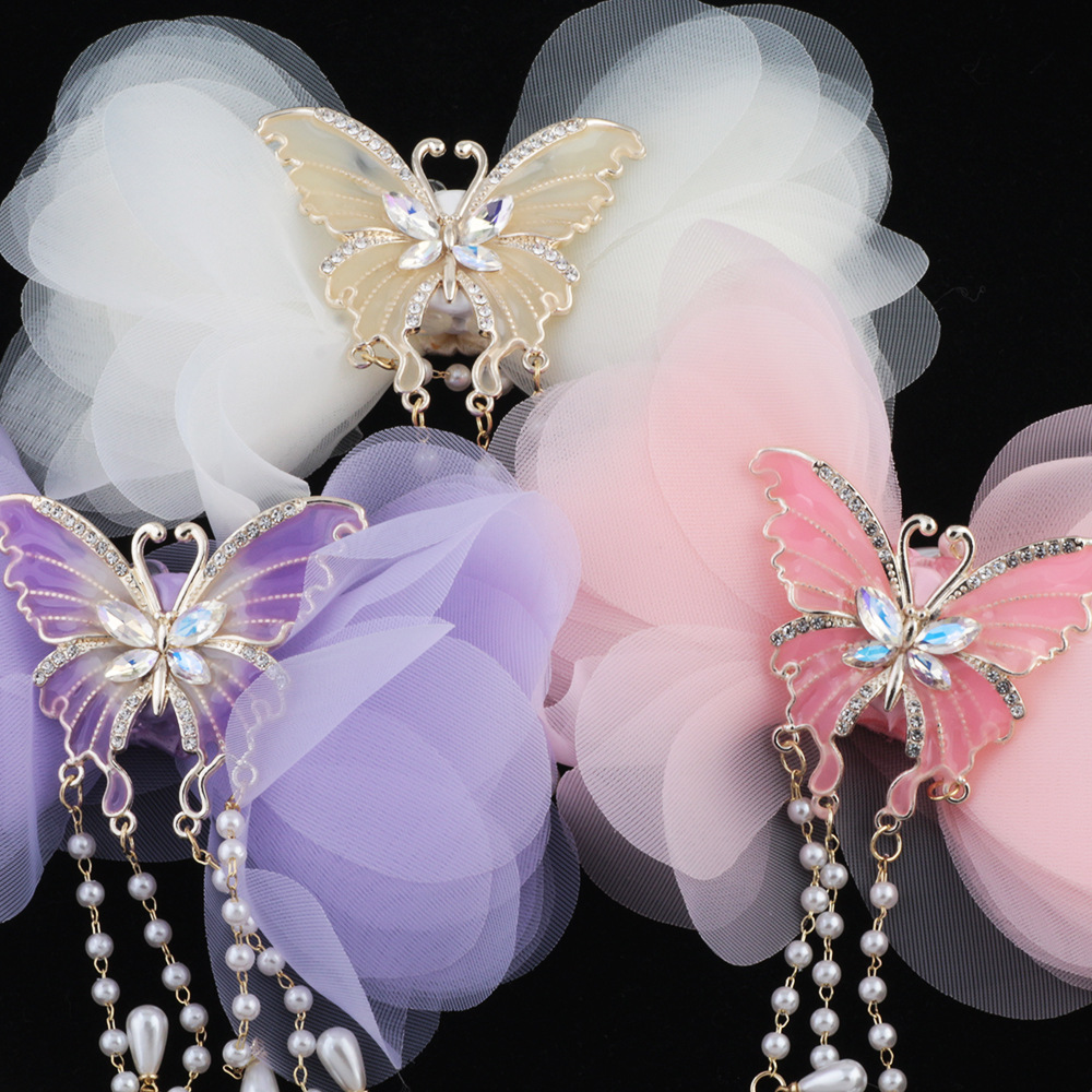 Shiffon beads pearl with tassels