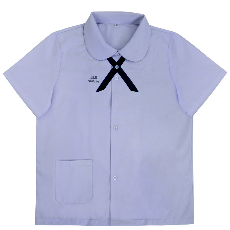 태국 스타일 학교 유니폼 JK 유니폼 여성 대학 스타일 노나 셔츠 전체 세트 남성과 여성을위한 고등학교 졸업 수업 세트