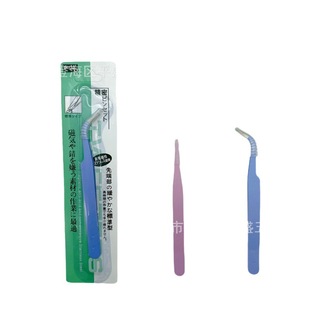 Hand account tweezers wholesale stainless steel color 1cm DIY elbow clip macaron handmade tool Goka tweezers