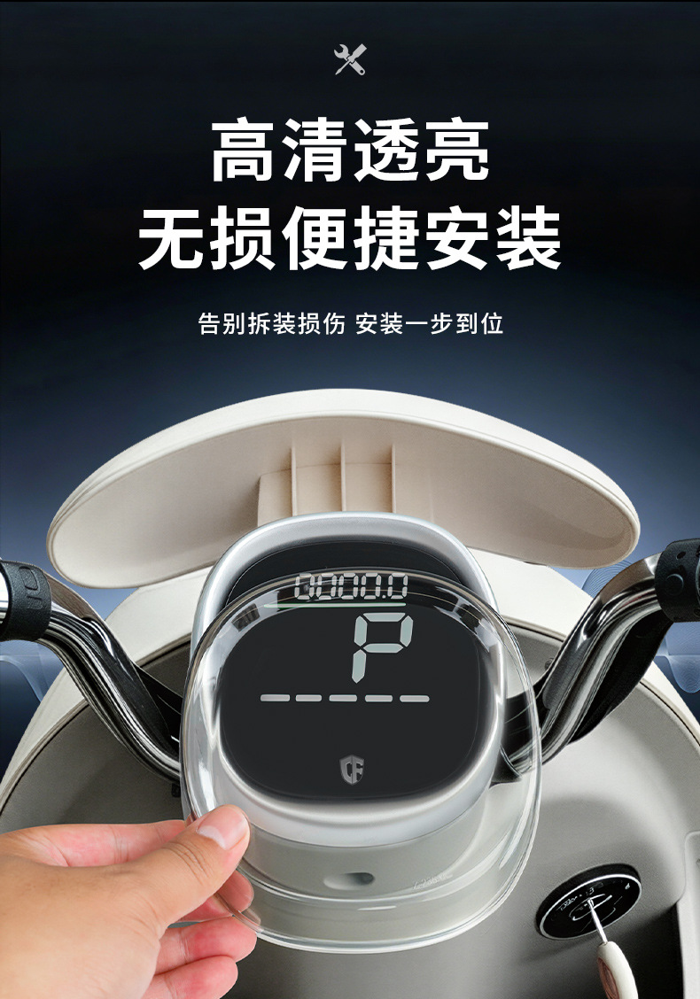 Suitable for Tailin Fanhua mini modified instrument cover Mengcai GC6/Bubble/Dudu screen protector HD
