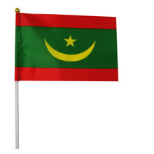 【跨境专供】毛里塔尼亚竞选旗14*21手摇旗广告小旗帜定做大选旗