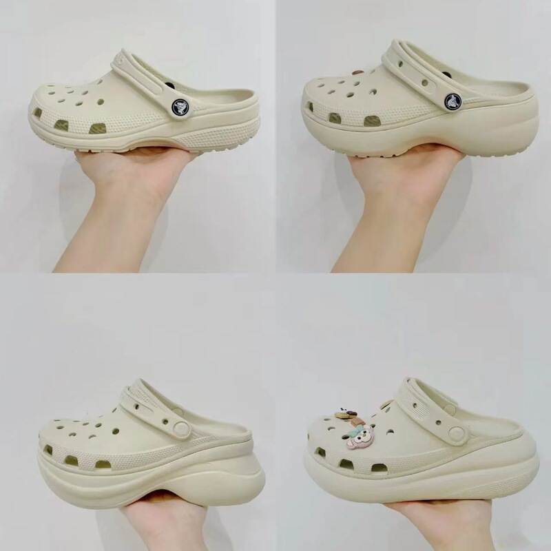 Putian Chengxiang Zhuomeirui Big Goose North. Cross Carlo Croc Shoes Classic Cloud Mid-Heel Celebrity Height Increasing Shoes