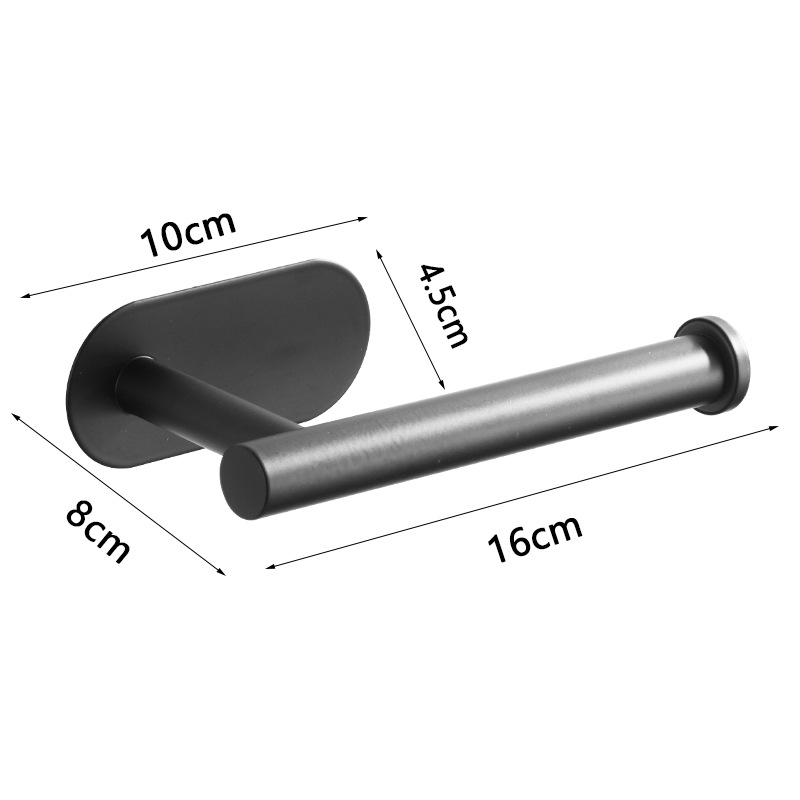 Colgante de acero inoxidable conjunto de baño hogar vida sin rastro pared tipo toalla de almacenamiento de toallas de gancho