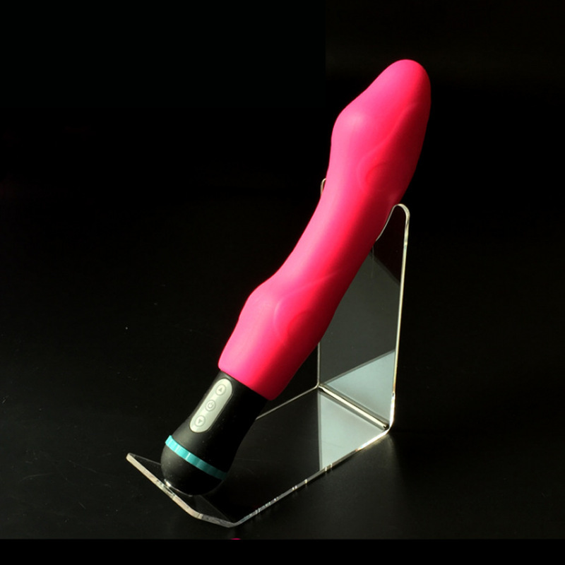 成人用品AV棒型展示架 情趣震动棒展架陈列架 美容按摸棒支架透明