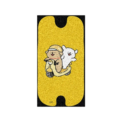 Suitable for Luyuan Fbq5/Kale 08 Electric vehicle foot mat - luyuan-fbq5kale-08-yellow-ride-dog