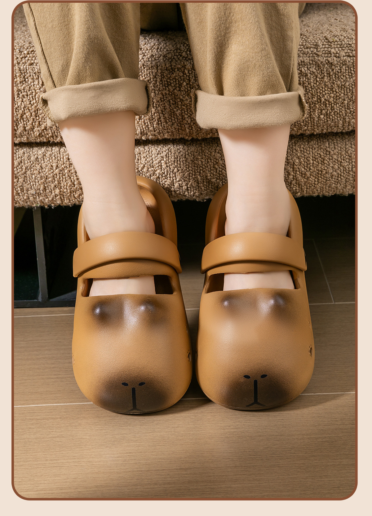 Ciabatte kapibara per bambino sandali chiusi antiscivolo_voghion.com