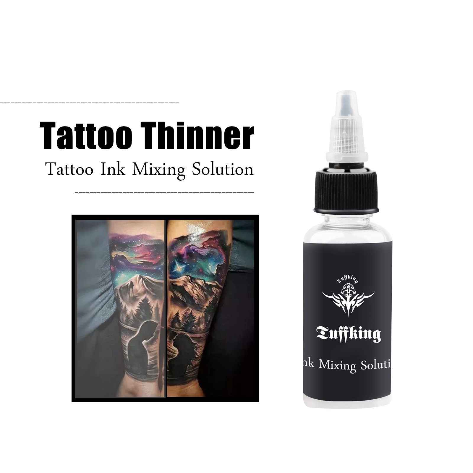 Tuffking tatuaje dilución de tinta tatuaje dilución de pigmento tatuaje pigmento más delgado tatuaje consumibles