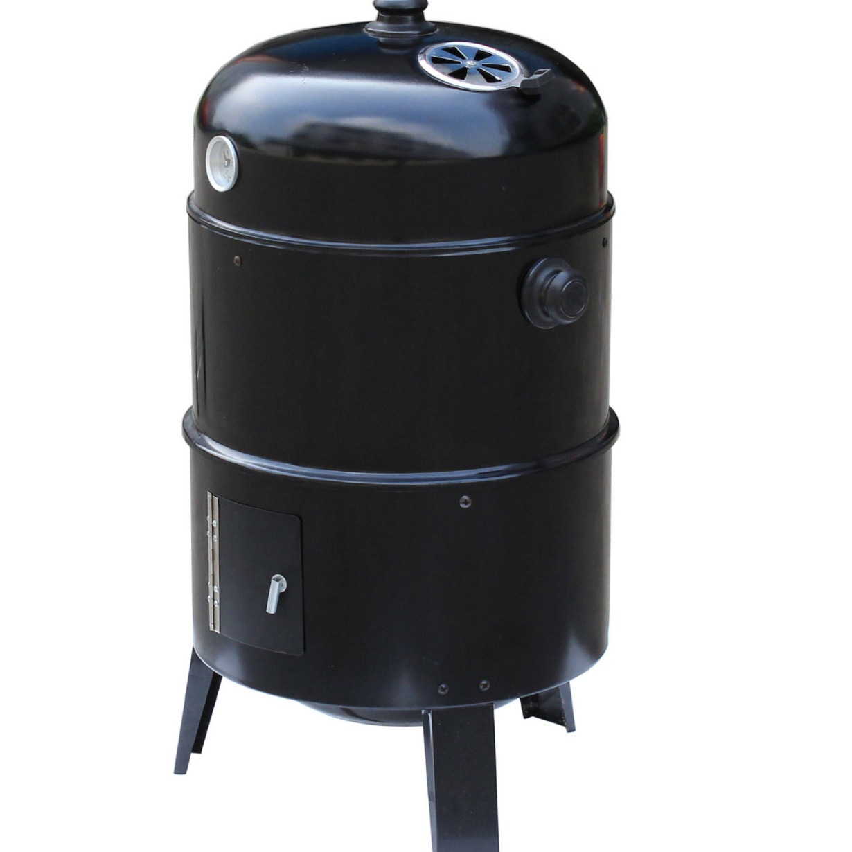 Fabricantes de fabricación personalizados de 16 pulgadas horno de ahumado horno de barbacoa de tres capas al aire libre acampando horno de barbacoa multifuncional