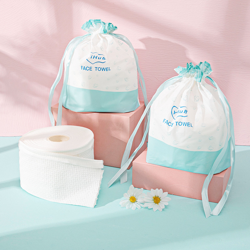 curly double-sided wet wipes for face washing