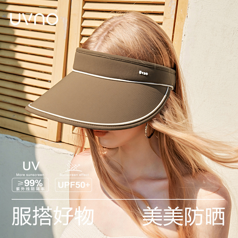 KK & uvno protector solar sombreado para mujer 2024 nuevo estilo verano techo vacío sol protección UV sombrero de ala grande