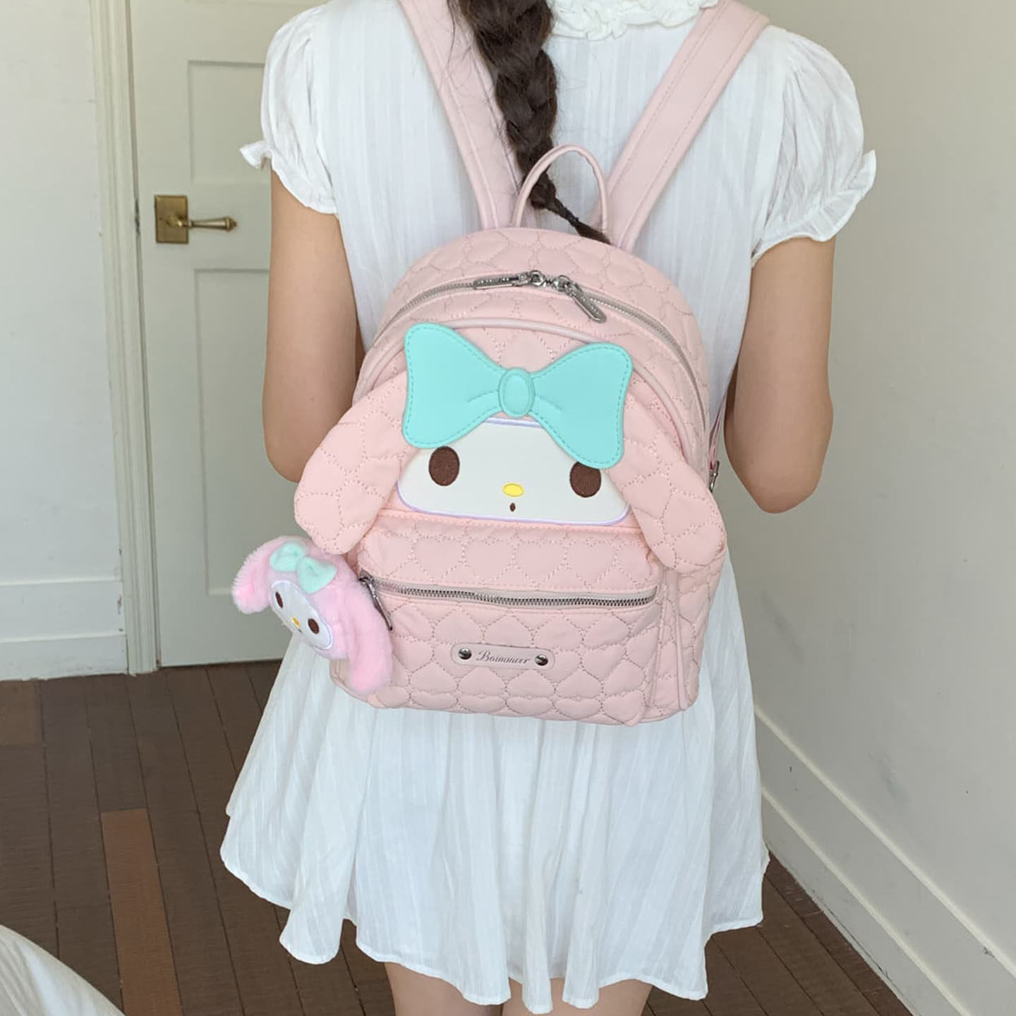 Verano dibujos animados nueva mochila diaria mochila de gran capacidad dulce 2026 arco adorable estudiante