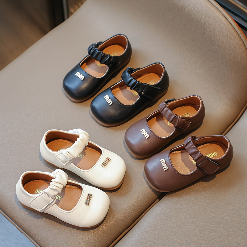 Girls' Korean-Style Retro Mary Jane Shoes 2026 Spring and Autumn New Korean-Style Children's Shallow Soft-Soled Princess Shoes