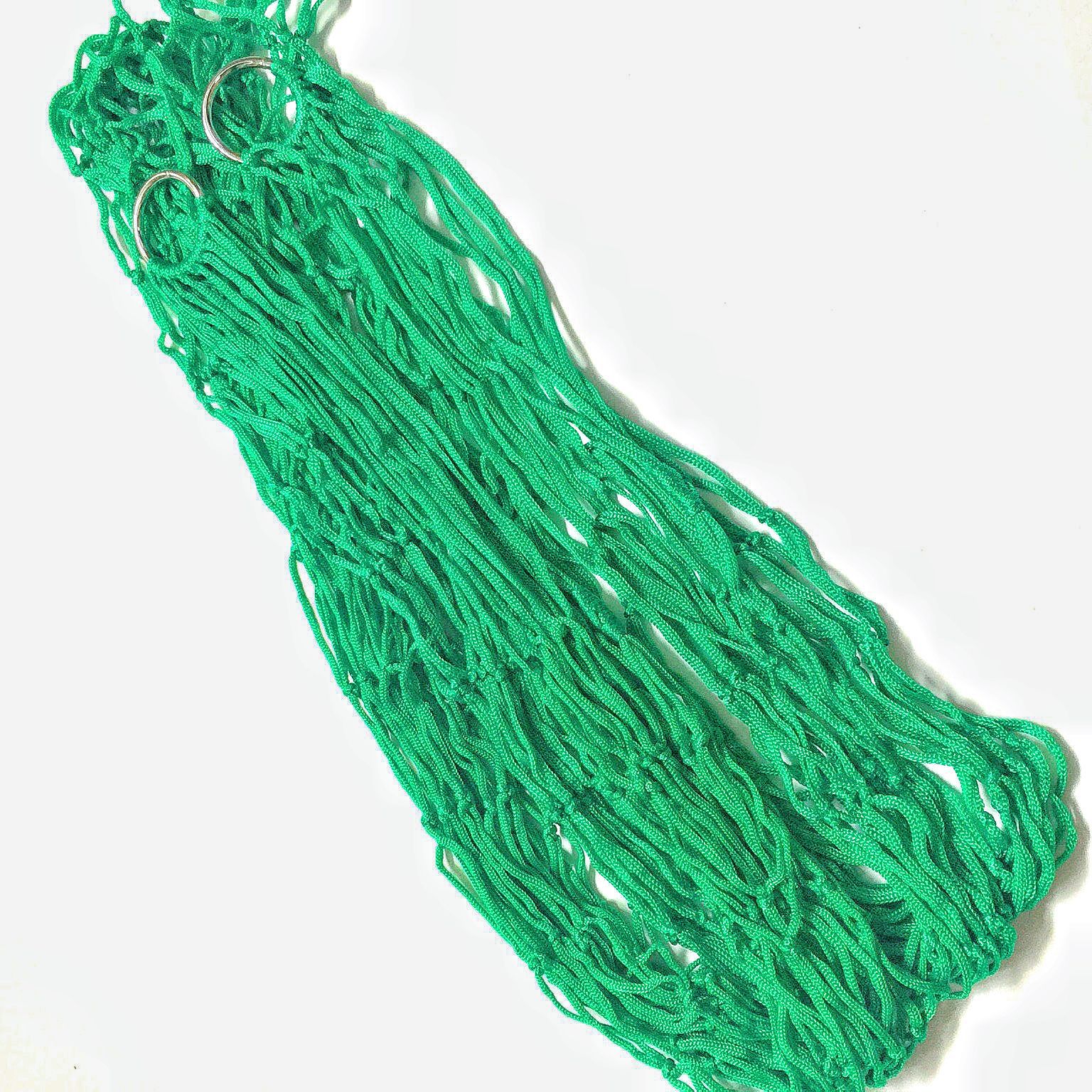 屋外キャンプハンモック大胆なメッシュナイロンロープシングルハンモックスイングレジャーアンチロールオーバーハンモックメッシュツリーベッド